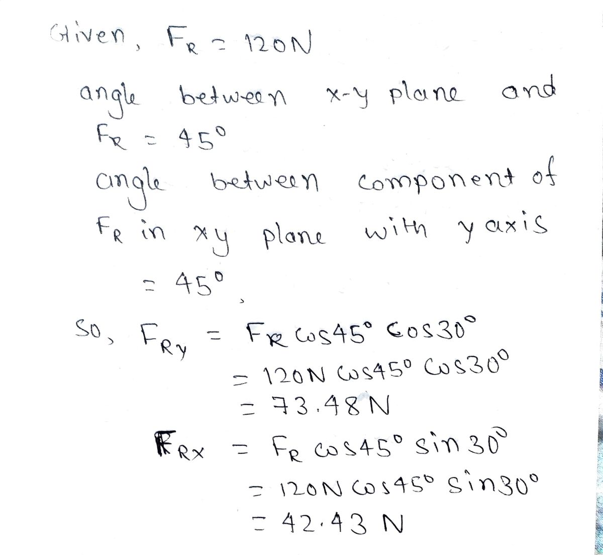 Physics homework question answer, step 1, image 1